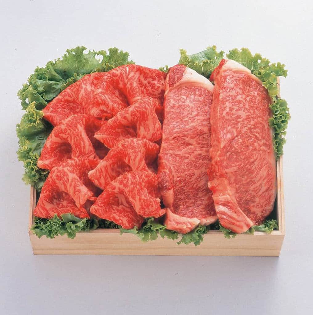 山形牛乙姫ロース贅沢セット（ステーク・すき焼き用）計1kg